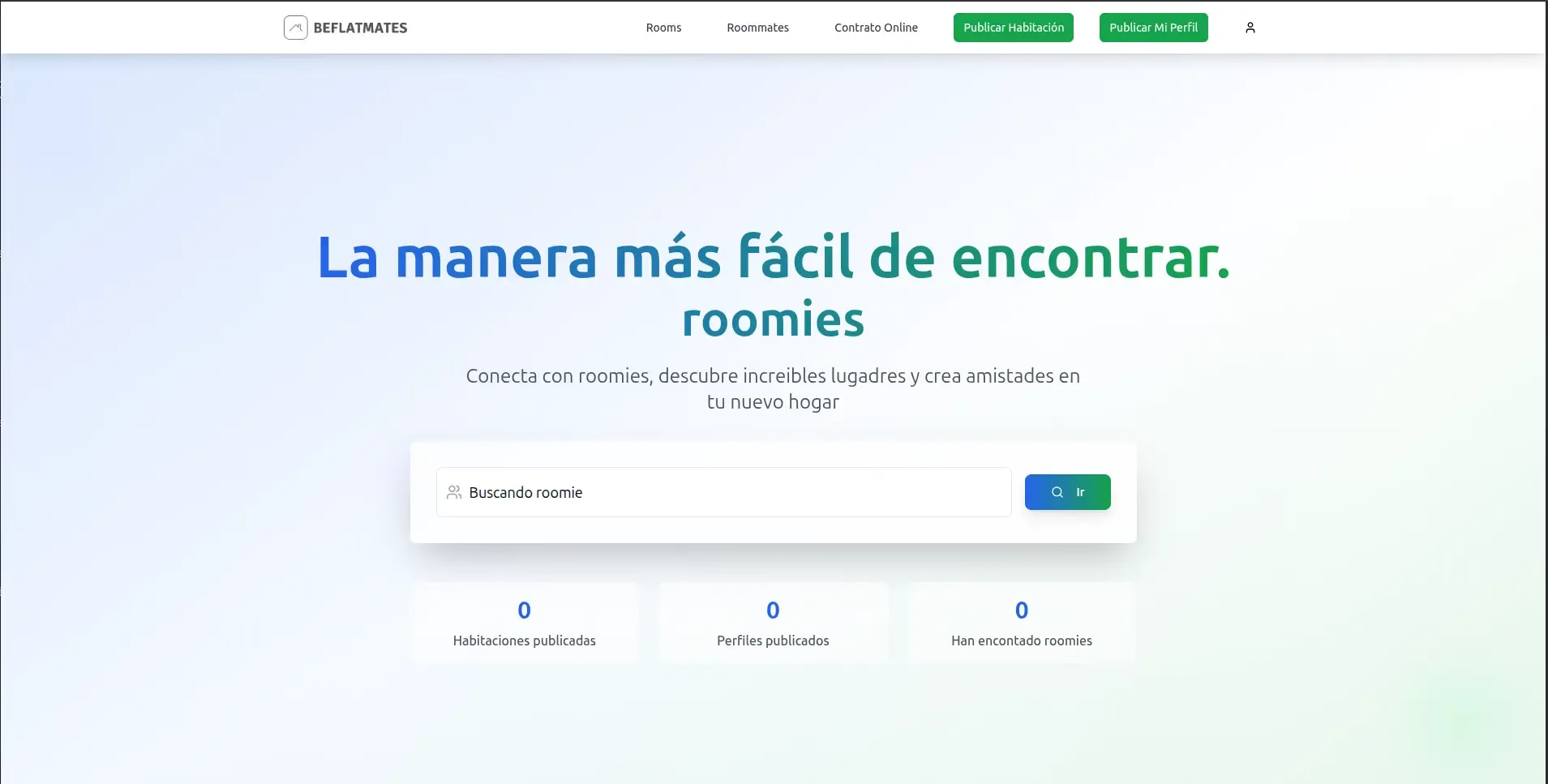 BeFlatMates - Web App - Fullstack
