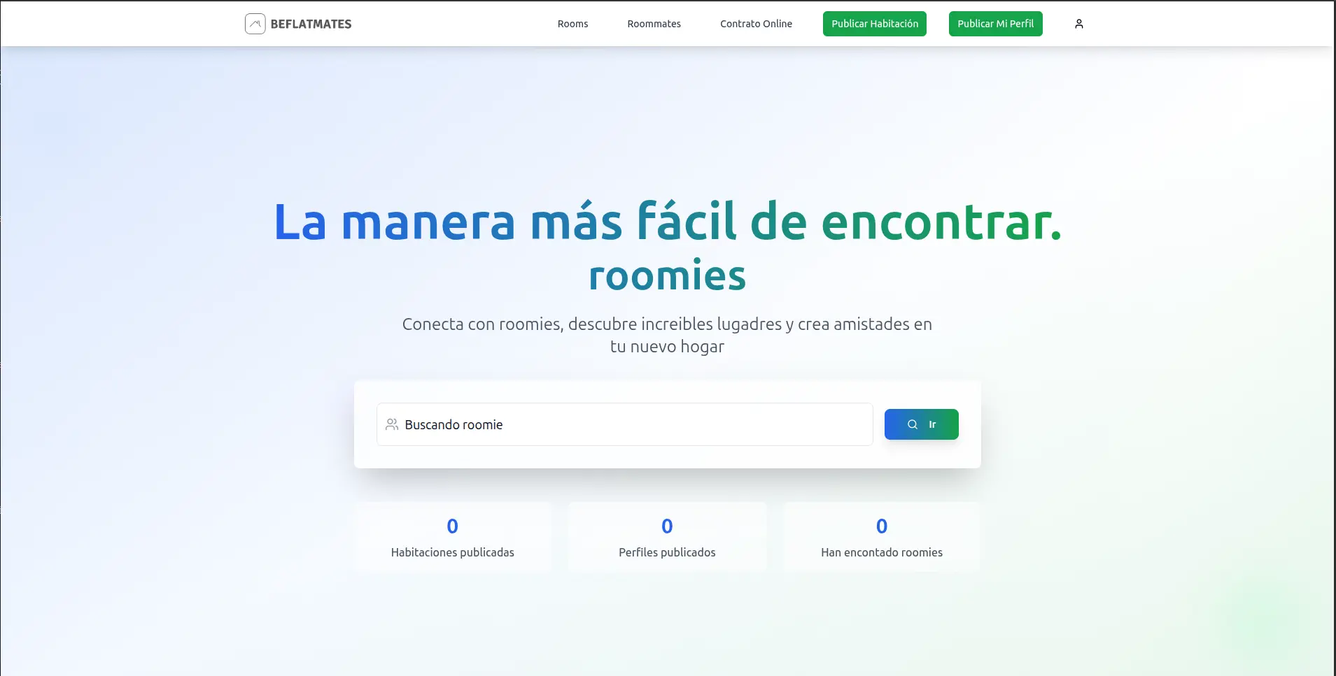 BeFlatMates - Web App - Fullstack